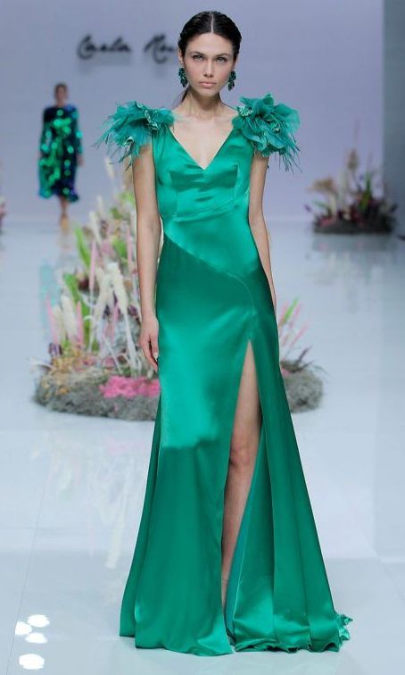 rochie-verde-lunga